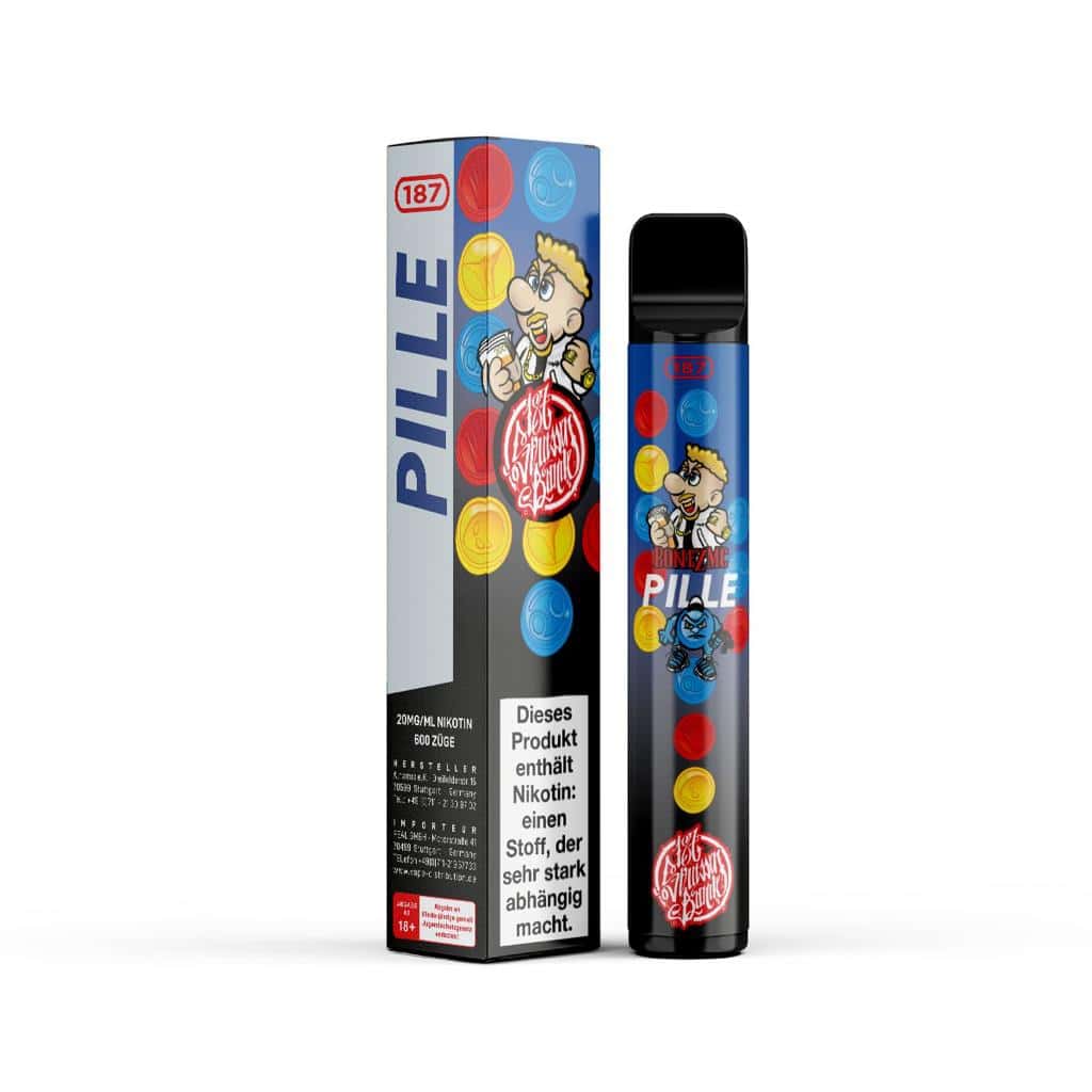 187 Strassenbande 600 Einweg E Zigarette Bonez MC Pille | Vapebazar 187 Strassenbande Vape Pille | Vapebazar E Zigarette