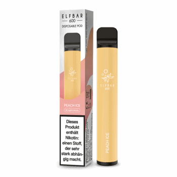 Elfbar 600 Peach Ice Einweg E-zigarette online kaufen Vape online shop E-shisha to go bestellen Pfirsich Ice