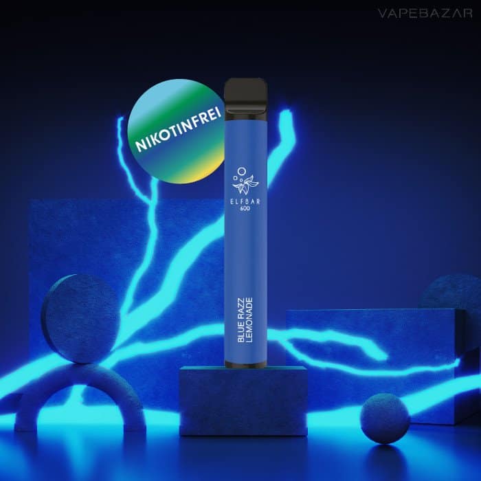 elf bar blue razz lemonade 20mg ml einweg ezigarette | Vapebazar Elfbar Blue Razz Lemonade - Nikotinfrei Ohne Nikotin Kaufen | Vapebazar E Zigarette