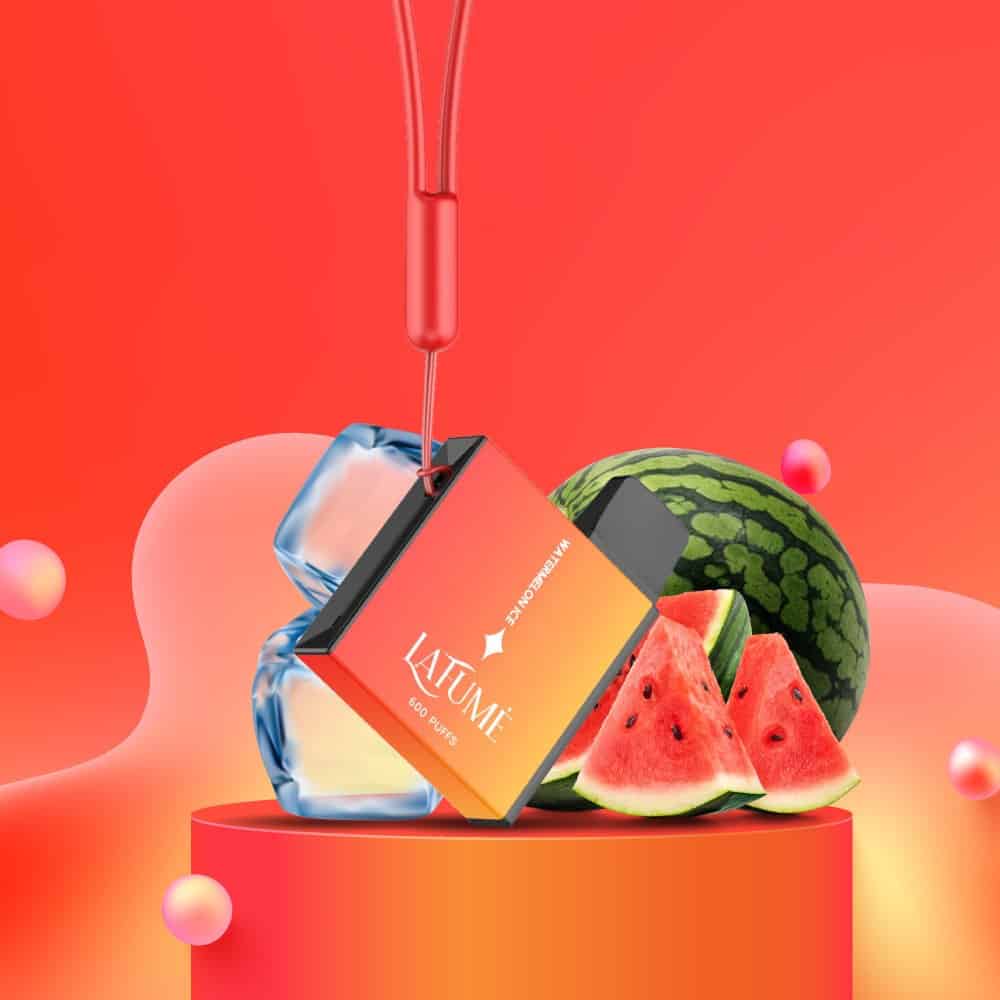 la fume watermelon ice 01 23 | Vapebazar La Fume Cuatro - Watermelon Ice - Vapebazar