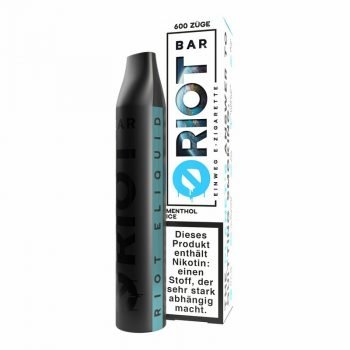riot bar menthol ice einweg e shisha | Vapebazar E Zigarette