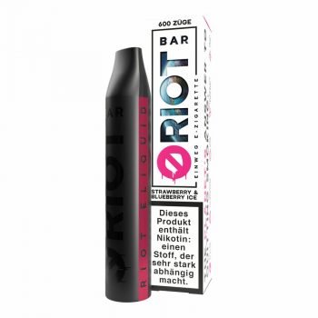 Riot Bar Strawberry Blueberry Ice Einweg Vape | Vapebazar E Zigarette