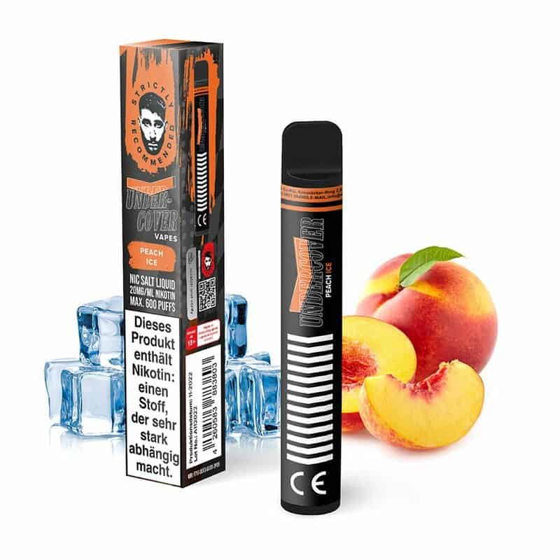 neu undercover vapes peach ice 20mg ml steuerware2 | Vapebazar Undercover Vapes Peach Ice Samra Vape Peach Ice Einweg E Zigarette E Shisha