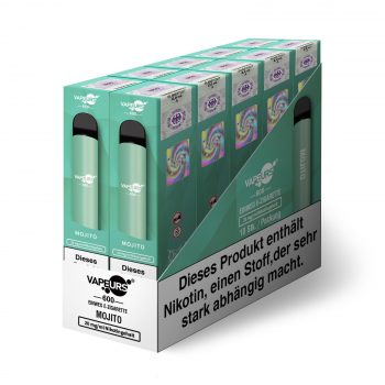 Mojito Vapeurs 20mg/ml Nikotin Einweg E Zigarette