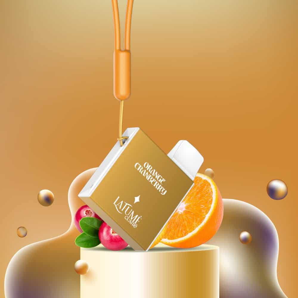 la fume cuatro orange cranberry | Vapebazar La Fume Orange Cranberry