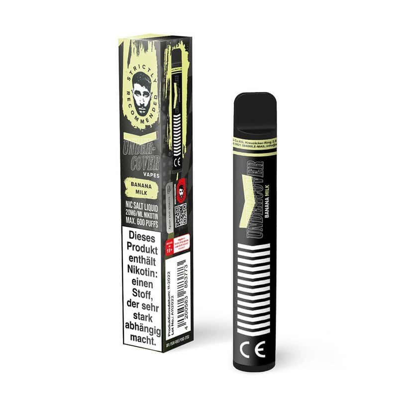 neu undercover vapes banana milk 20mg ml steuerware 2 | Vapebazar Undercover Vapes By Samra - Banana Milk