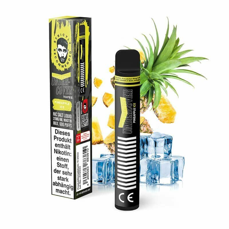 neu undercover vapes pineapple ice 20mg ml steuerware2 2 | Vapebazar Undercover Vapes By Samra - Pineapple Ice