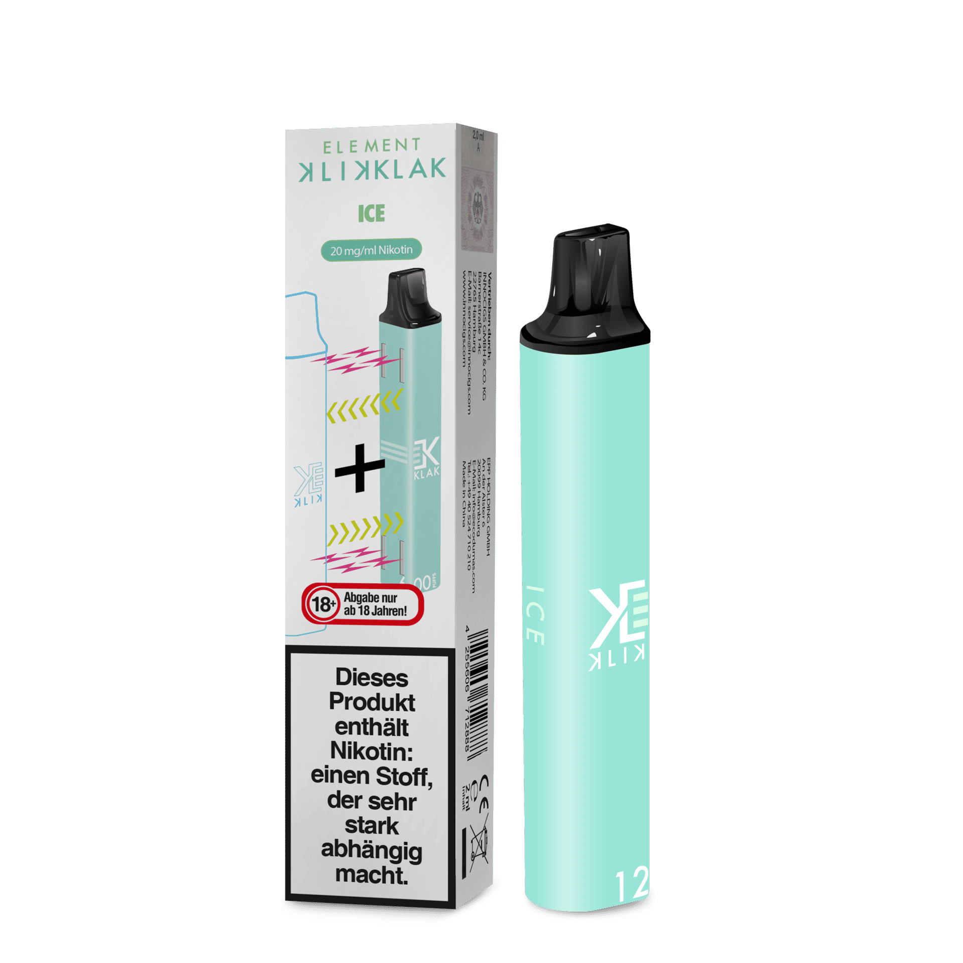 klick klak ice | Vapebazar Klik Klak Element - Ice