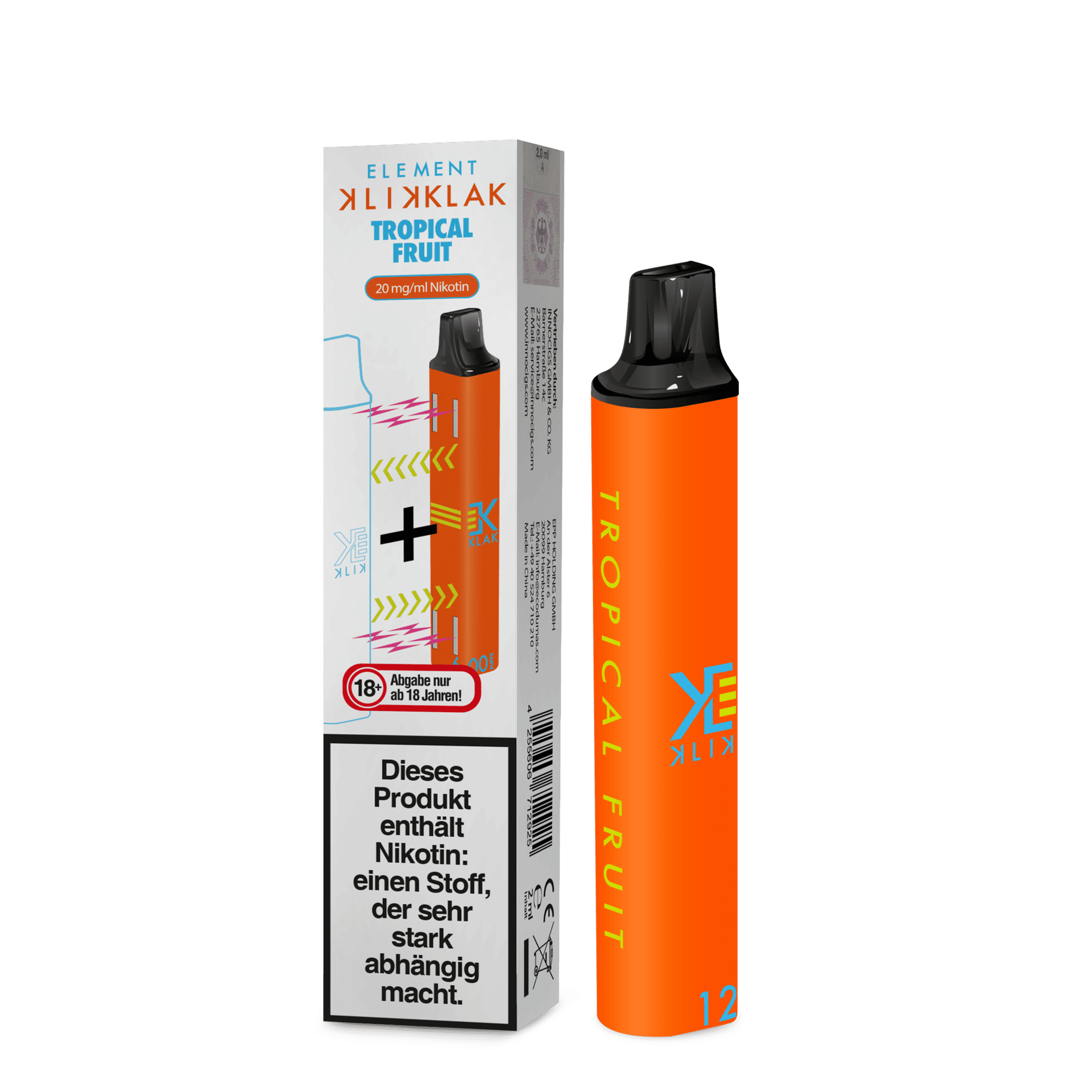 klick klak tropical fruit | Vapebazar Klik Klak Element - Tropical Fruit