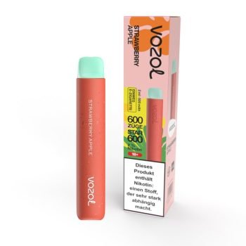 Vozol Star 600 - Strawberry Apple