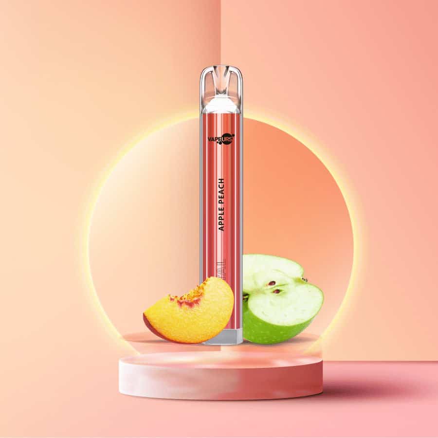 vapeurs crystal apple peach | Vapebazar Vapeurs Crystal - Apple Peach Einweg E Zigarette