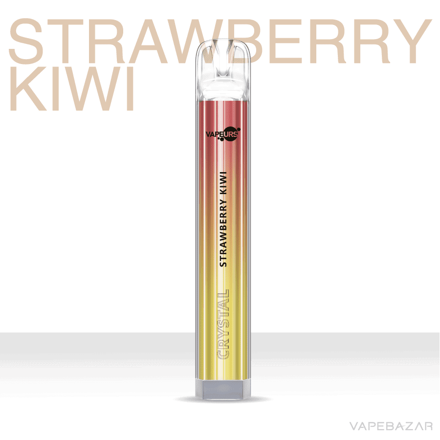 vapeurs crystal strawberry kiwi 02 | Vapebazar Vapeurs Crystal - Strawberry Kiwi Einweg E Zigarette