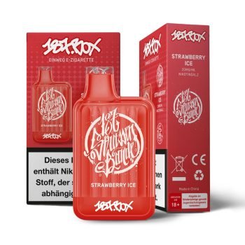 187 Box Vape Einweg E Zigarette Strawberry Ice