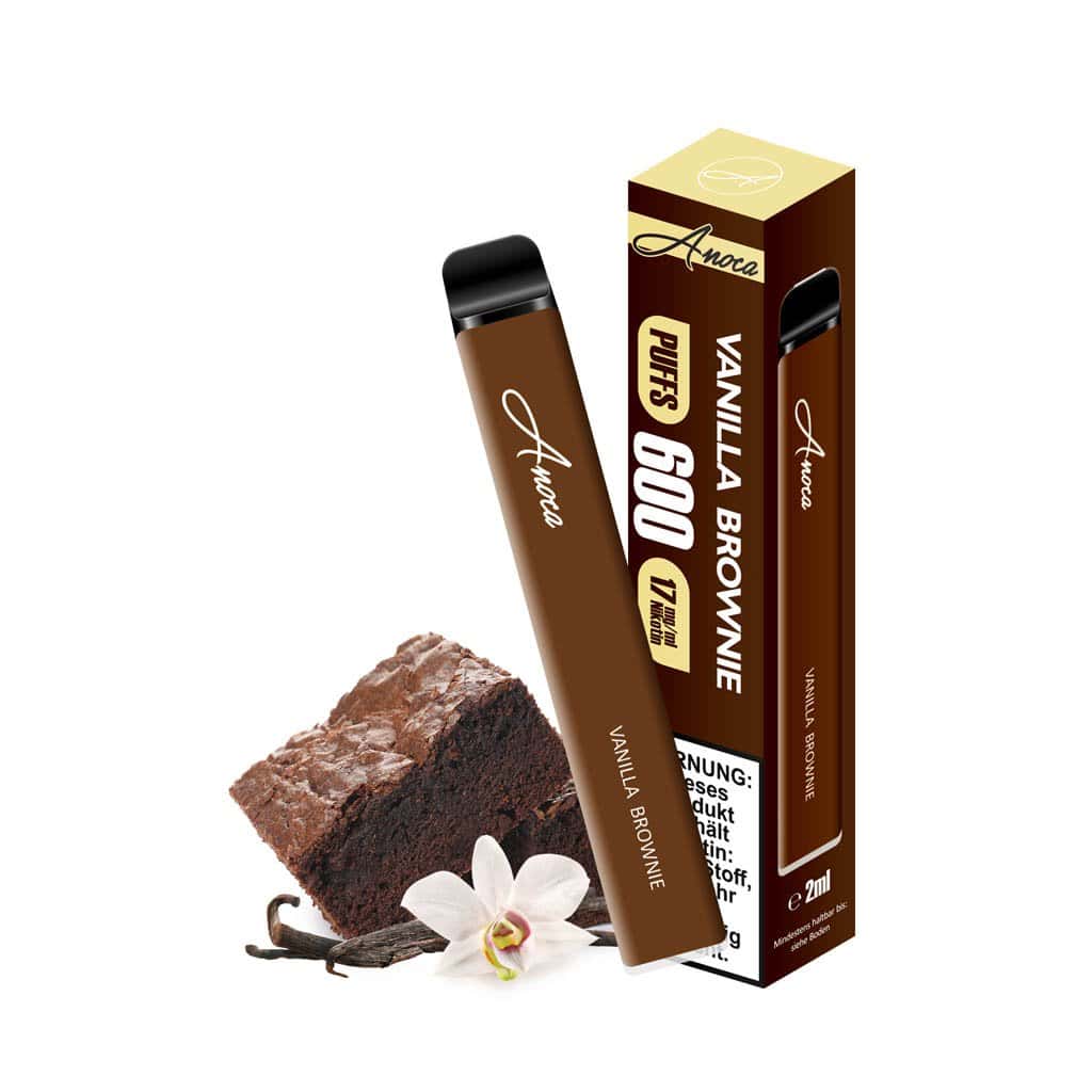 Vanilla Brownie | Vapebazar Anoca Vanilla Brownie Einweg E Zigarette