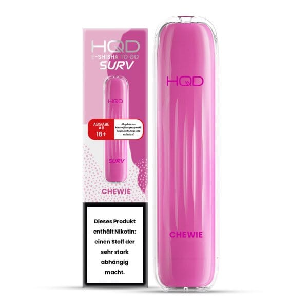 hqd surv 600 einweg e shisha chewie | Vapebazar Hqd Surv Chewie