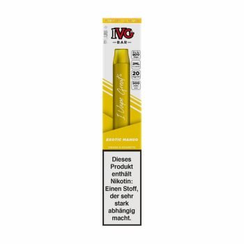 IVG Bar Vape Exotic Mango