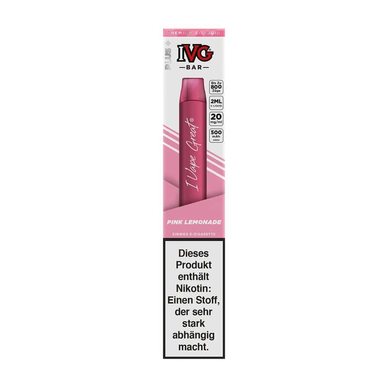 ivg bar pink lemonade 20mg ml kindersicherung steuerware2 | Vapebazar Ivg Bar Pink Lemonade