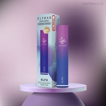 Elf Bar Pod ELFA Kit - Aurora Purple Akku | VAPEBAZAR