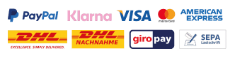 PayPal Klarna Visa MasterCard American Expresss, DHL Versand Vapebazar