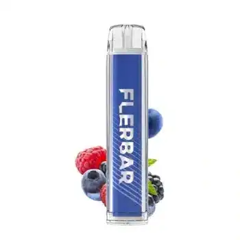 Flerbar Einweg E Zigarette Blue Razz 20mg