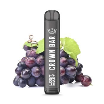 Crown Bar by Al Fakher x Lost Mary Grape EInweg E Zigarette Traube