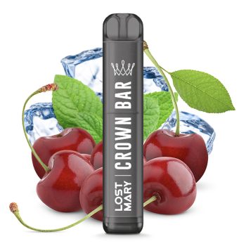 Crown Bar by Al Fakher x Lost Mary Cherry Ice EInweg E Zigarette Kirsch