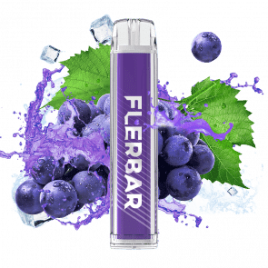 Flerbar Einweg E Zigarette Grape 600 Züge 20mg