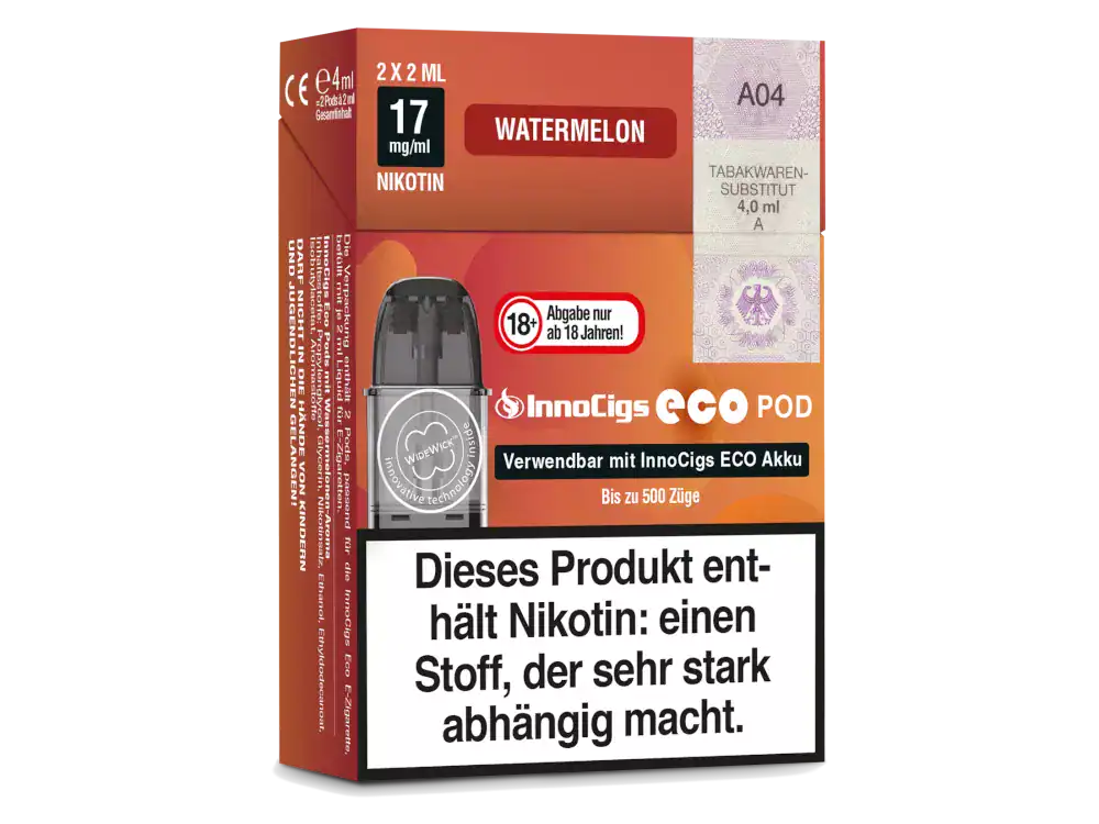 innocigs | Vapebazar Innocigs Eco Pod System - Watermelon Cap Wassermelon Prefilled Cap