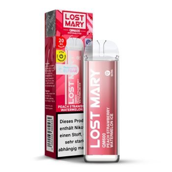 Elfbar Lost Mary QM600 - Peach Strawberry Watermelon Ice | VAPEBAZAR