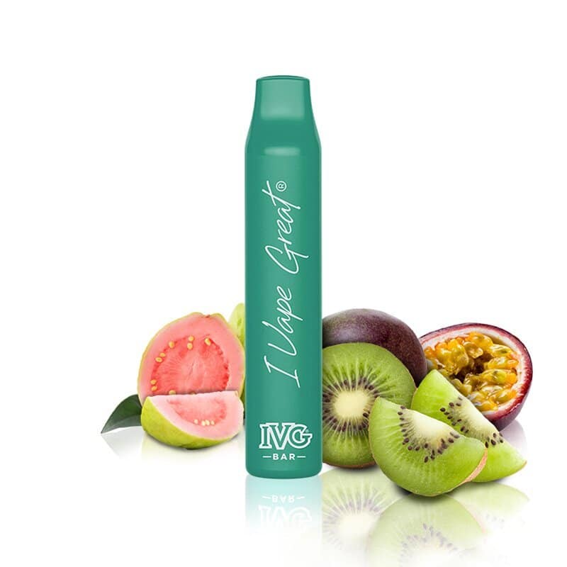 neu ivg bar kiwi passion fruit guava 20mg ml kindersicherung steuerware | Vapebazar Ivg Bar - Kiwi Passion Fruit Guava