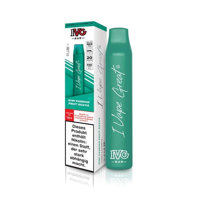 neu ivg bar kiwi passion fruit guava 20mg ml kindersicherung steuerware2 | Vapebazar Ivg Bar - Kiwi Passion Fruit Guava