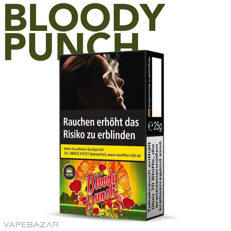 Holster Bloody Punch Shisha Tabak 02 | Vapebazar Holster Bloody Punch - Shisha Tabak Vapebazar Online Kaufen