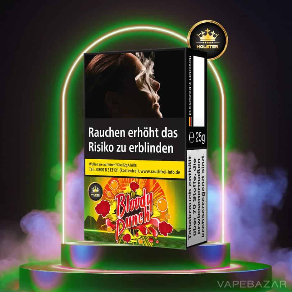 Holster Bloody Punch Shisha Tabak | Vapebazar Holster Bloody Punch - Shisha Tabak Vapebazar Online Kaufen