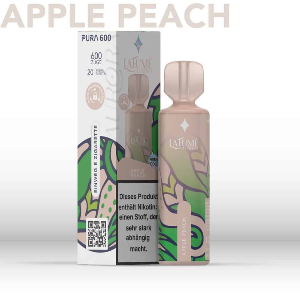 Lafume Aurora Apple Peach Verpackung | Vapebazar La Fume Aurora - Apple Peach