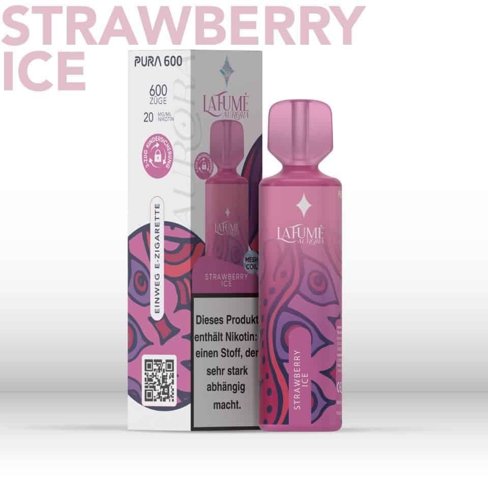 Lafume Aurora Strawberry Ice Verpackung | Vapebazar Lafume Aurora - Strawberry Ice | Vapebazar