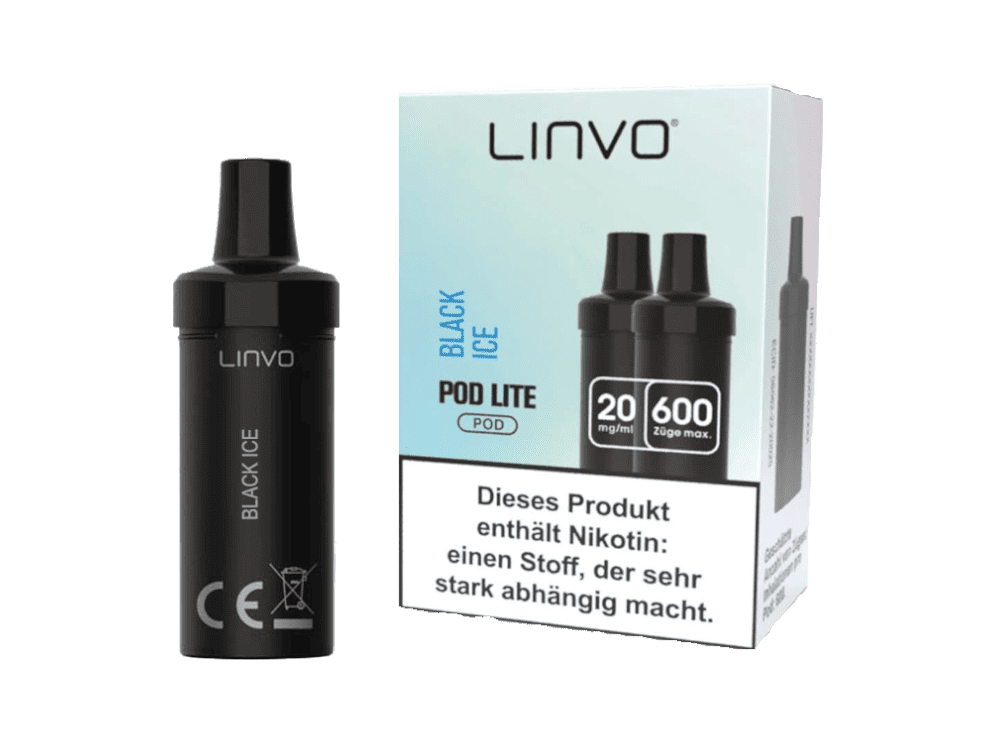 Linvo Pod Lite Cartridge Black Ice 20mg 1000 750 | Vapebazar Linvo Pod Lite Black Ice Pod | Vapebazar
