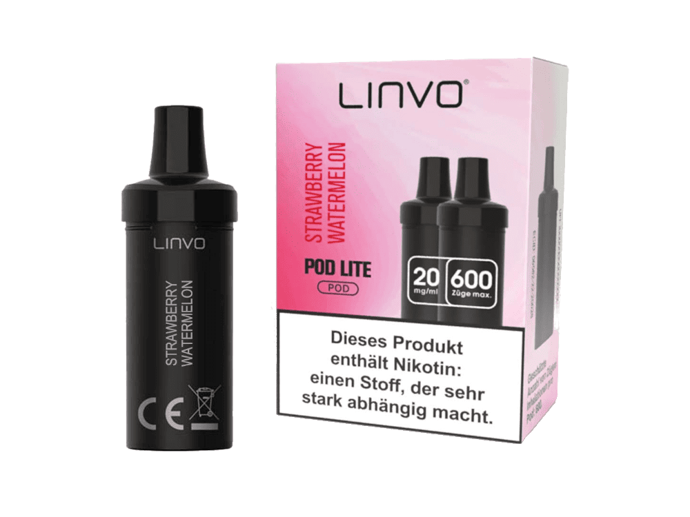 Linvo Pod Lite Cartridge Strawberry Watermelon 20mg 1000 750 | Vapebazar Strawberry Watermelon Linvo Pod Lite Cartridge Prefilled Pod System