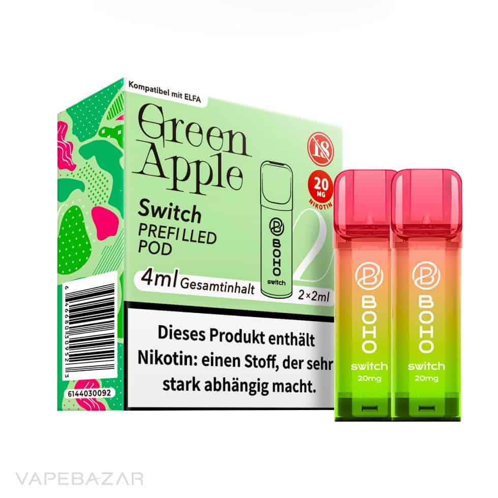 BOHO Switch Pod – Green Apple | 2er Pack
