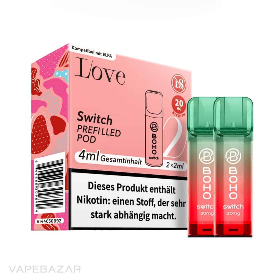 Boho Switch Pod Love 03 | Vapebazar Boho Switch Pod – Love | 2Er Pack | Vapebazar