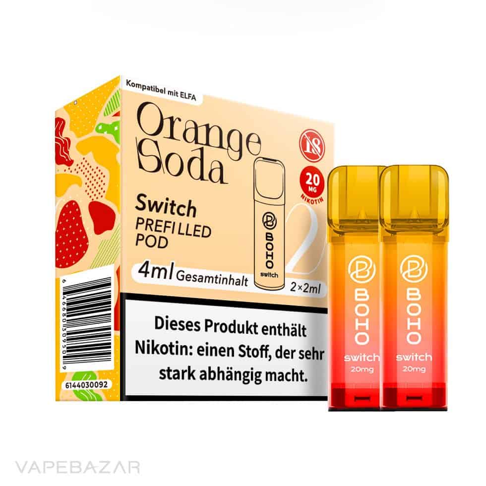 Boho Switch Pod Orange Soda 03 | Vapebazar Boho Switch - Orange Soda | Vapebazar