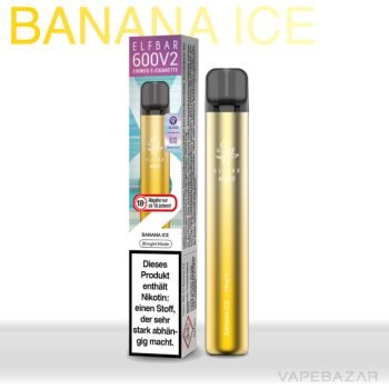 Elf Bar 600 V2 - Banana Ice | VAPEBAZAR
