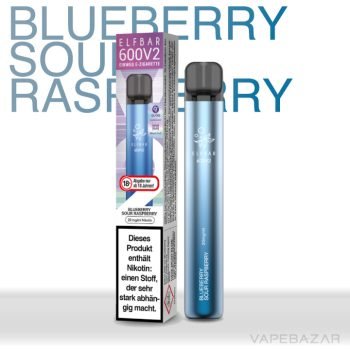 Elf Bar 600 V2 - Blueberry Sour Raspberry | VAPEBAZAR