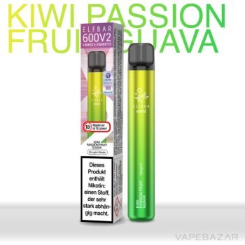 Elf Bar 600 V2 - Kiwi Passion Fruit Guava - VAPEBAZAR