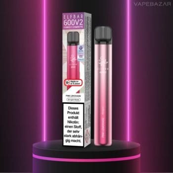 Elf Bar 600 V2 - Pink Lemonade - mit Mesh Coil