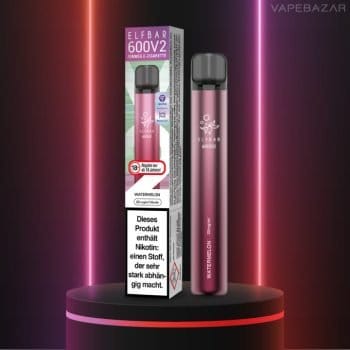 Elf Bar 600 V2 - Watermelon - mit Mesh Coil - Vapebazar