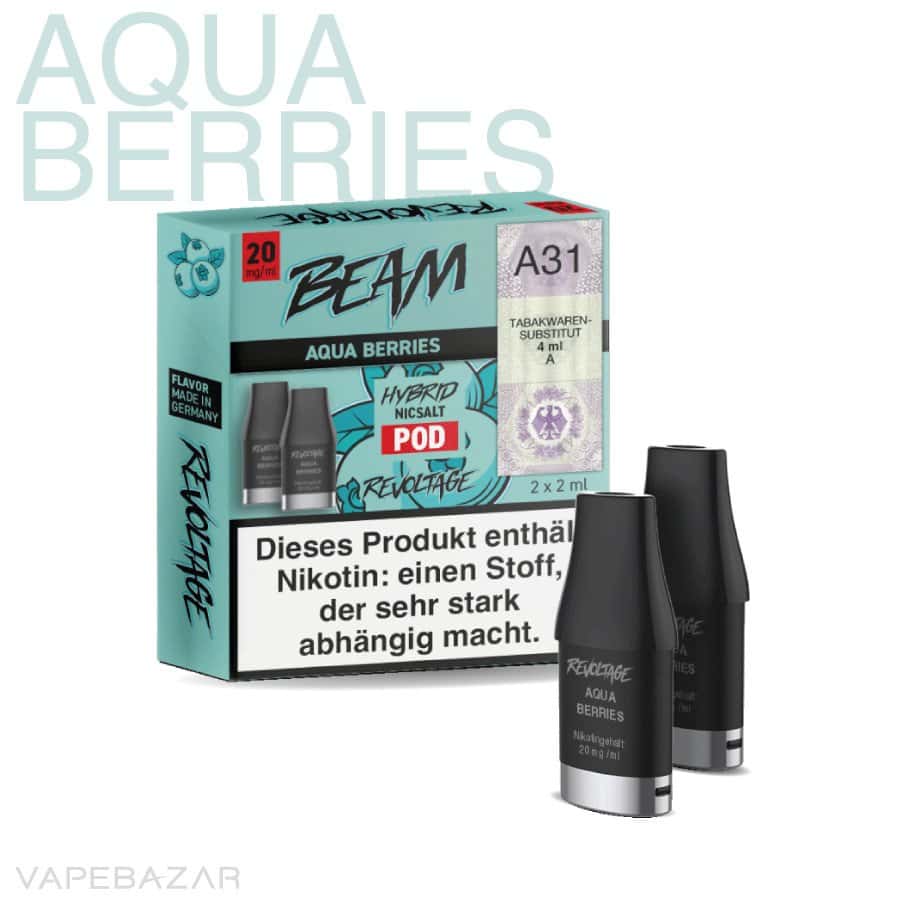 Revoltage Beam Aqua Berries Pod 02 | Vapebazar Revoltage Purple Aqua Berries Pod | Vapebazar