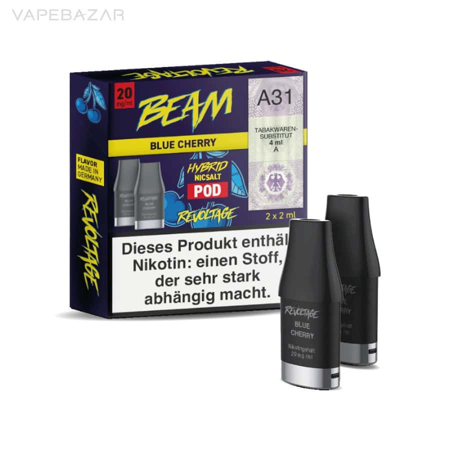 Revoltage Beam Blue Cherry Pod 03 | Vapebazar Revoltage Beam - Blue Cherry | Vapebazar