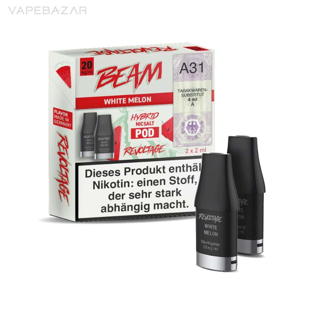 Revoltage Beam Yellow White Melon Pod 03 | Vapebazar Revoltage Purple White Melon Pod | Vapebazar