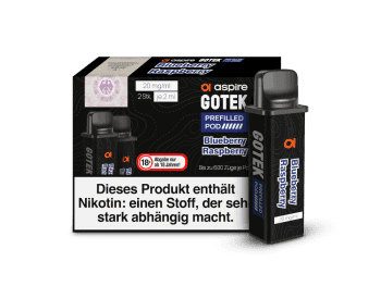 Aspire Gotek x prefilled Pod System Blueberry Raspberry E zigaretten System