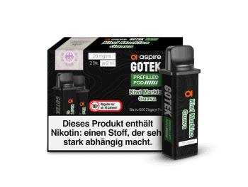 Aspire Gotek x prefilled Pod System Kiwi Markisa Guava E zigaretten System